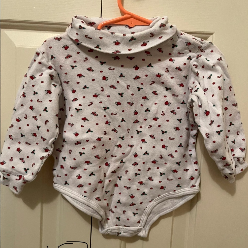 18m Christmas Turtleneck Bodysuit